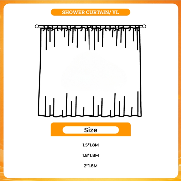 3D shower curtain - Link Click UK Shop