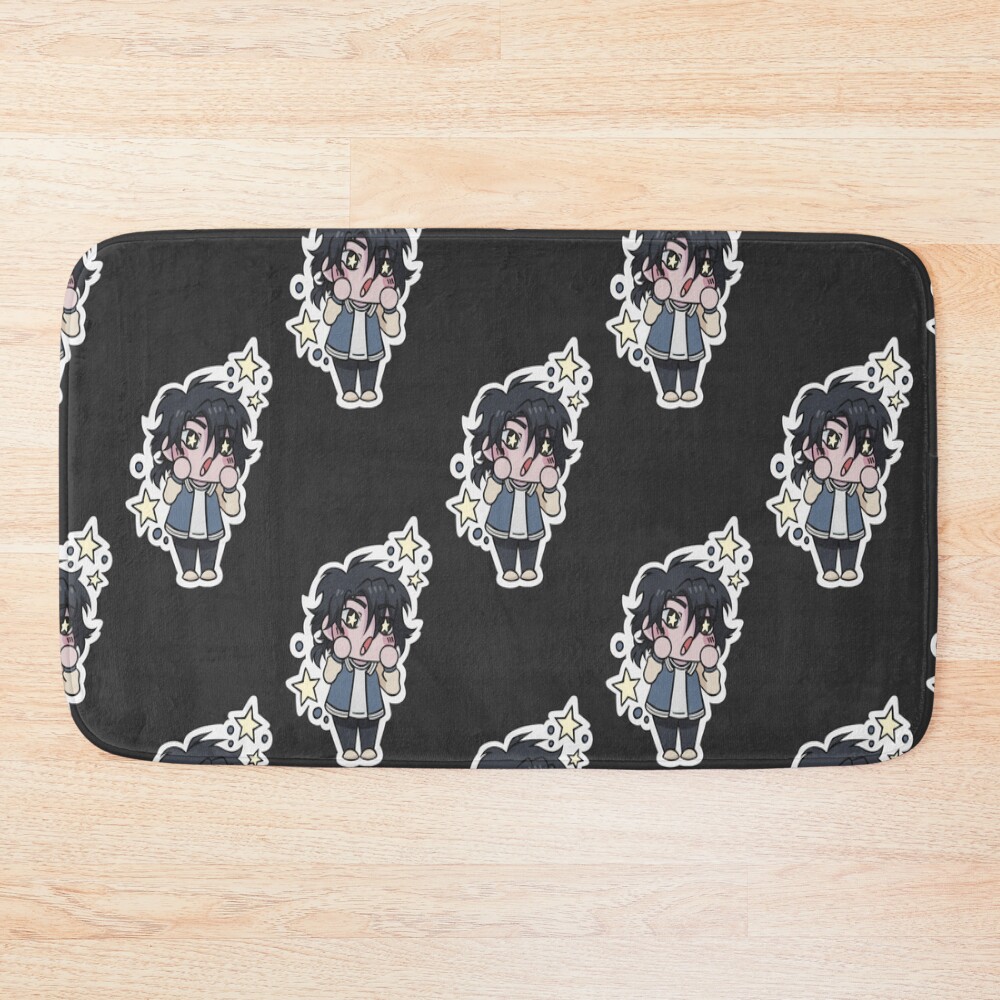 Collectible Classic Graphic Print Link Click Bath Mat