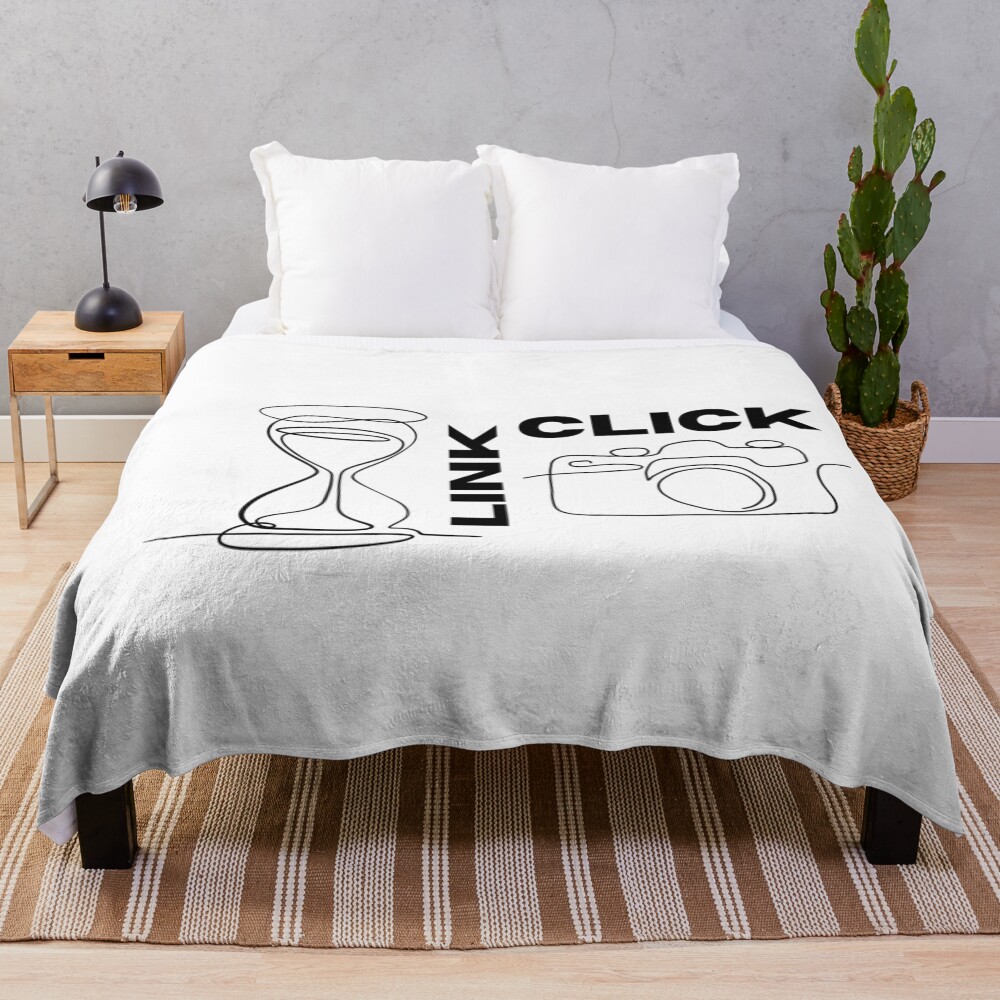 Shiguang Daili Ren Or Link Click Throw Blanket