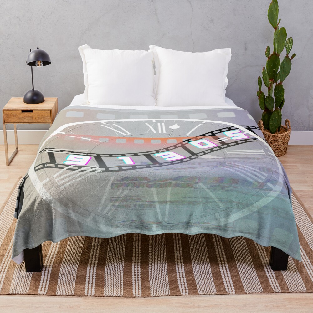 Vintage Classic Design Link Click Throw Blanket