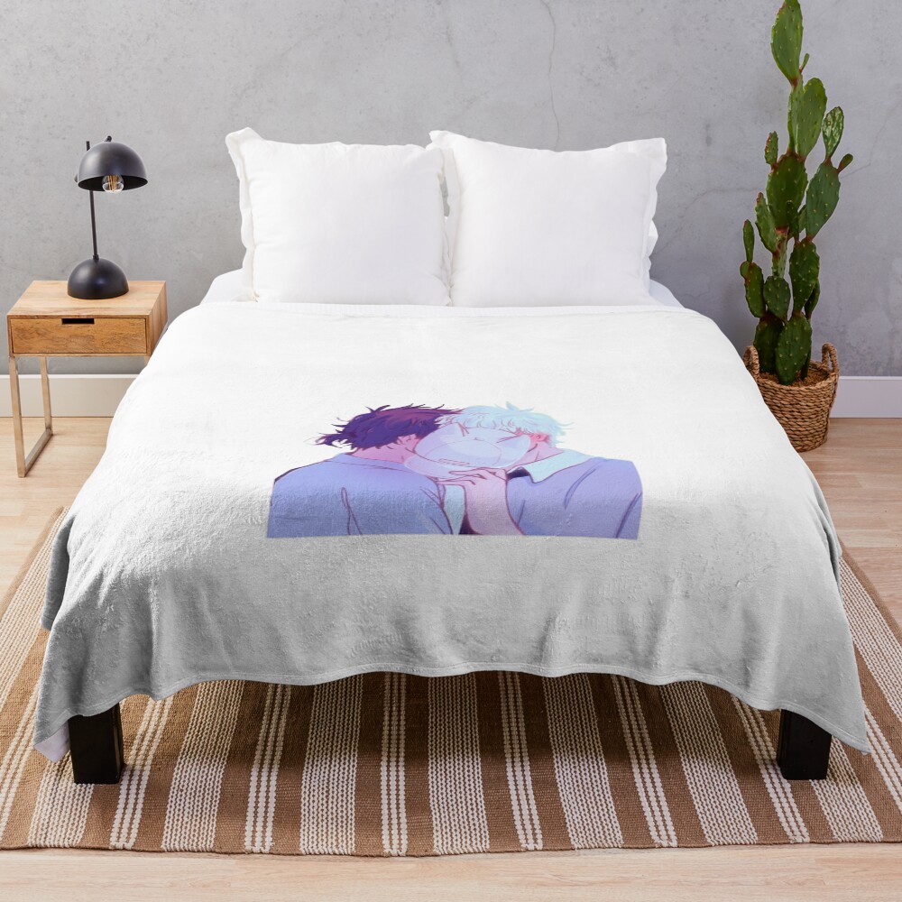Shiguang Kitty Hat Kiss Throw Blanket