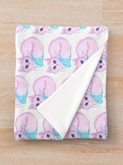 Alternative view of Kitty Lu Guang Throw Blanket
