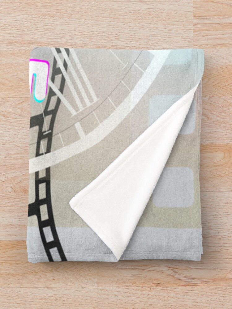 Vintage Classic Design Link Click Throw Blanket - Image 2