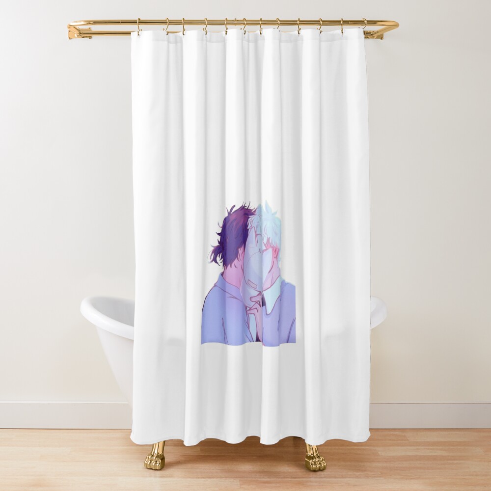 Shiguang Kitty Hat Kiss Shower Curtain