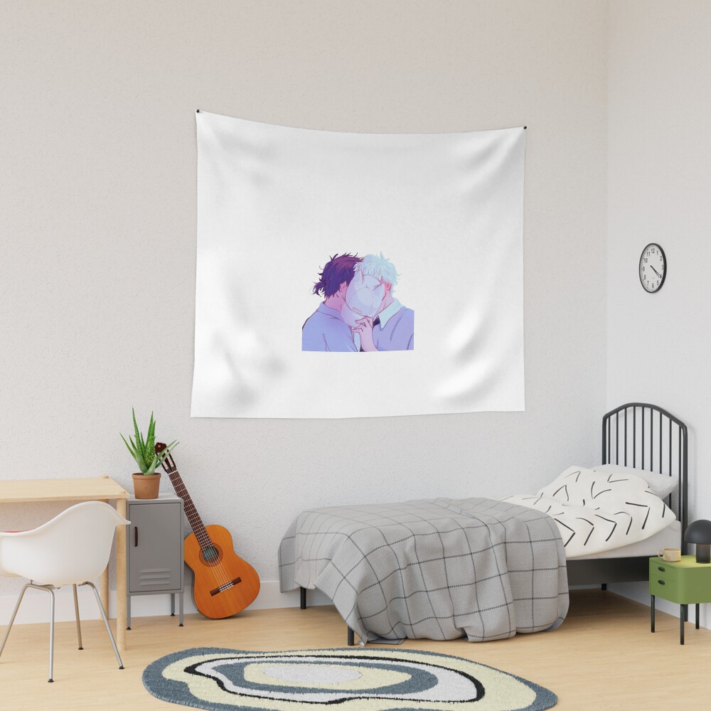 Shiguang Kitty Hat Kiss Tapestry