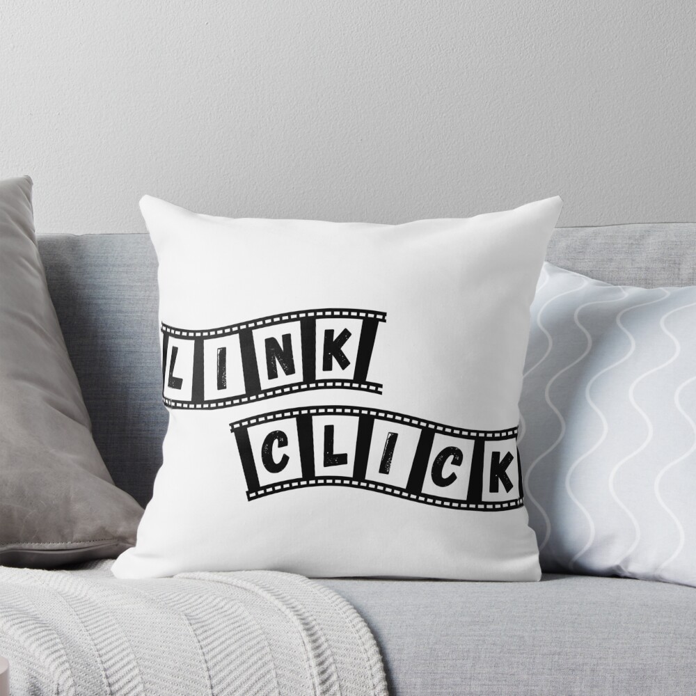 Link Click Shiguang Daili Ren Film Throw Pillow