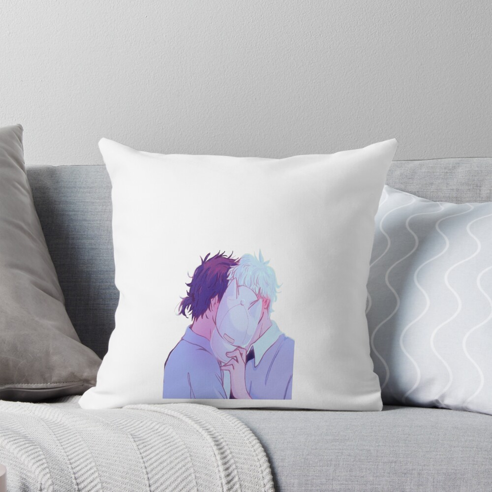 Shiguang Kitty Hat Kiss Throw Pillow