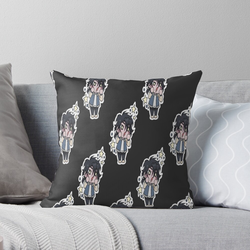 Collectible Classic Graphic Print Link Click Throw Pillow